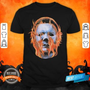 Halloween 2 Michael Myers Flames Shirt