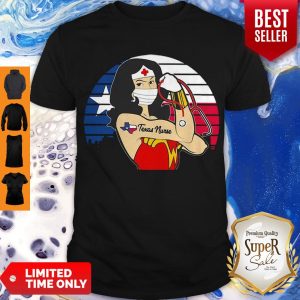 Top Vintage Wonder Woman Virginia Nurse Stethoscope Covid-19 Shirt