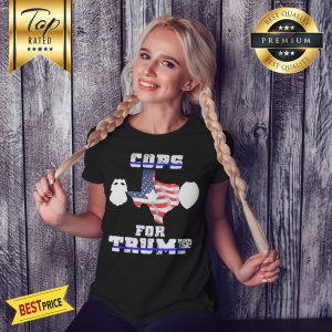Police Union Texas Cops For Trump shirt