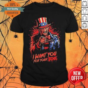 Halloween Freddy Krueger I Want You For Your Soul Shirt