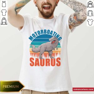 Motorboating Saurus Vintage Shirt