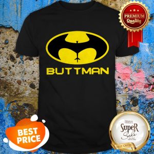 Nice Batman Logo Buttman Parody Shirt