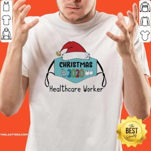 Cute Mask Santa 2020 Anti Covid 19 Merry Christmas 2020 Healthcare Worker Shirt