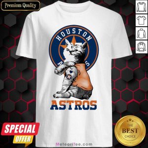 Premium Tattoo Cat I Love Houston Astros Shirt