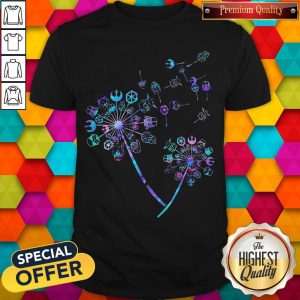 Star wars Characters Dandelion flowers Shirt