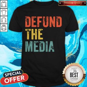 Retro Vintage Defund the media T-Shirt