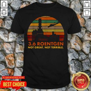 3 6 Roentgen Not Great Not Terrible Vintage Shirt