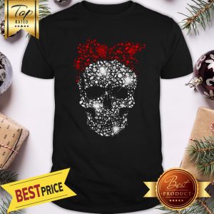 Official Diamond Skull Santa Bow Tie Head Shirt
