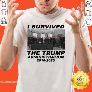 Cute I Survived The Trump Administration 2016 2020 Shirt