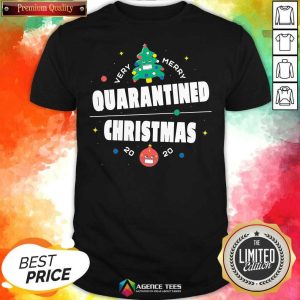 Official Very Merry Quarantined Christmas 2020 Christmas Tree Holiday Shirt