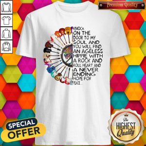 Hippie Guitar Knock On The Door To My Soul Shirt