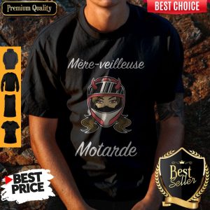 Official Girl Wears Helmet Mere-Veilleuse Motarde Shirt