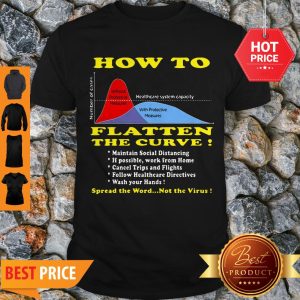 Cute How To Flatten The Curve Spread The Word Not The Virus Shirt