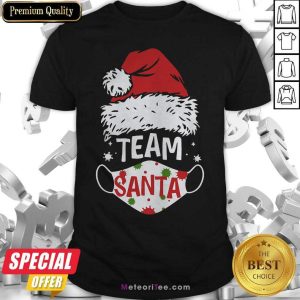 Pretty Team Santa Face Mask Christmas 2020 Cost Shirt