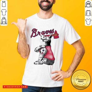 Official Tattoo Cat I Love Atlanta Braves Shirt
