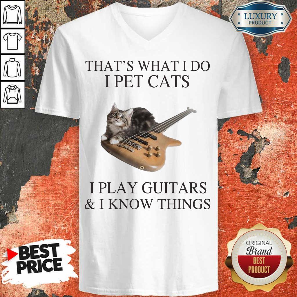 Arrogant Cats I Play Guitars And I Know 1 Shirt