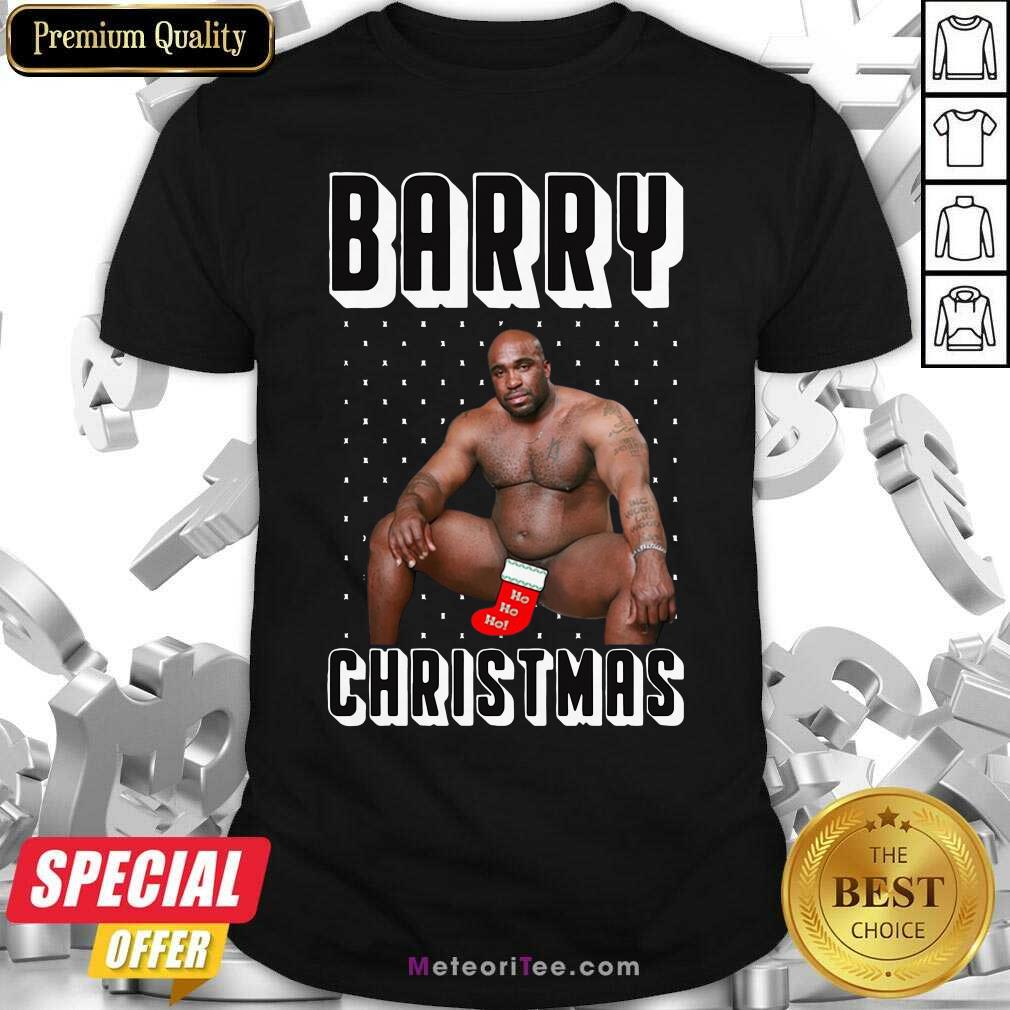 Awesome Barry Wood Merchandise Ugly Christmas Shirt