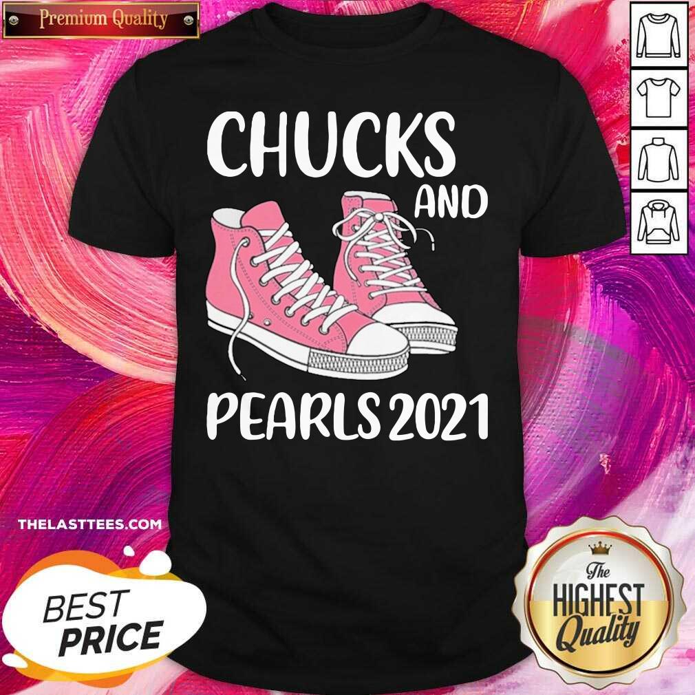 Awesome Chucks And Pearls 2021 Valentine Shirt