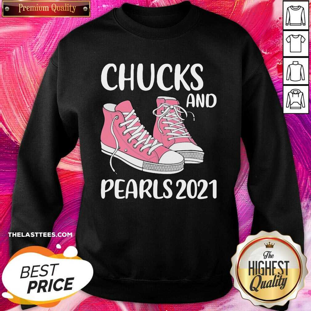 Awesome Chucks And Pearls 2021 Valentine Shirt