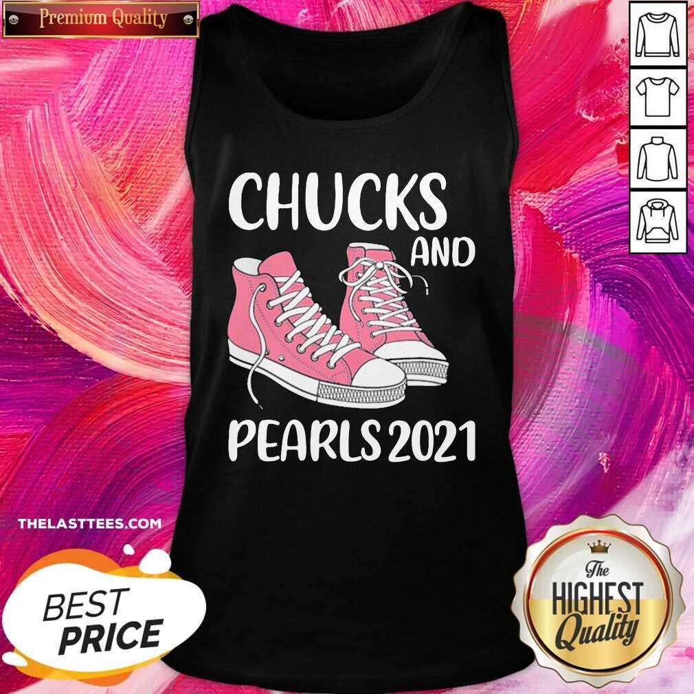 Awesome Chucks And Pearls 2021 Valentine Shirt
