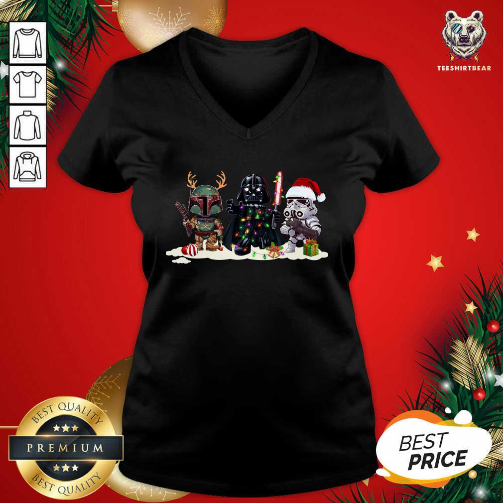 Awesome Star Wars And Mandalorian Friend Merry Christmas 2020 Shirt