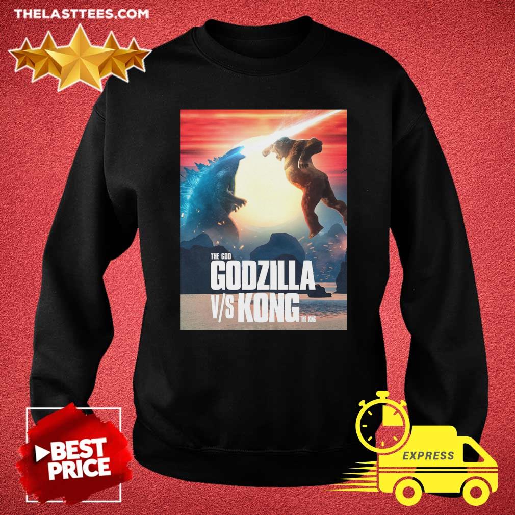 Awesome The God Godzilla vs Kong The King 2021 Shirt