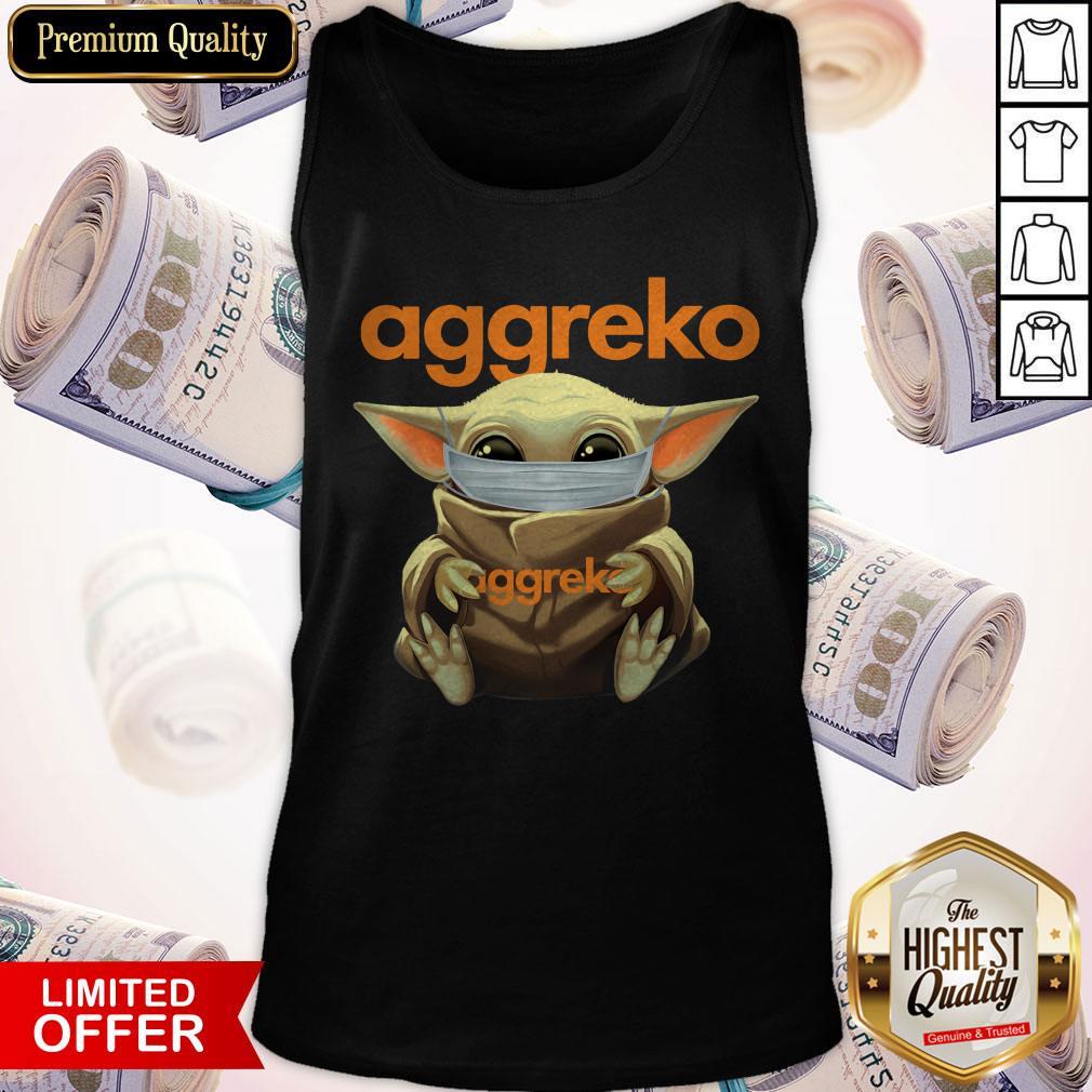 Baby Yoda Face Mask Hug Aggreko Shirt