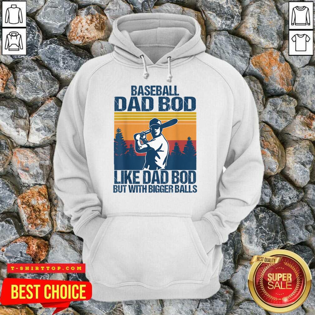 Baseball Dad Bod Like Dad Bod But With Bigger Balls Vintage Shirt