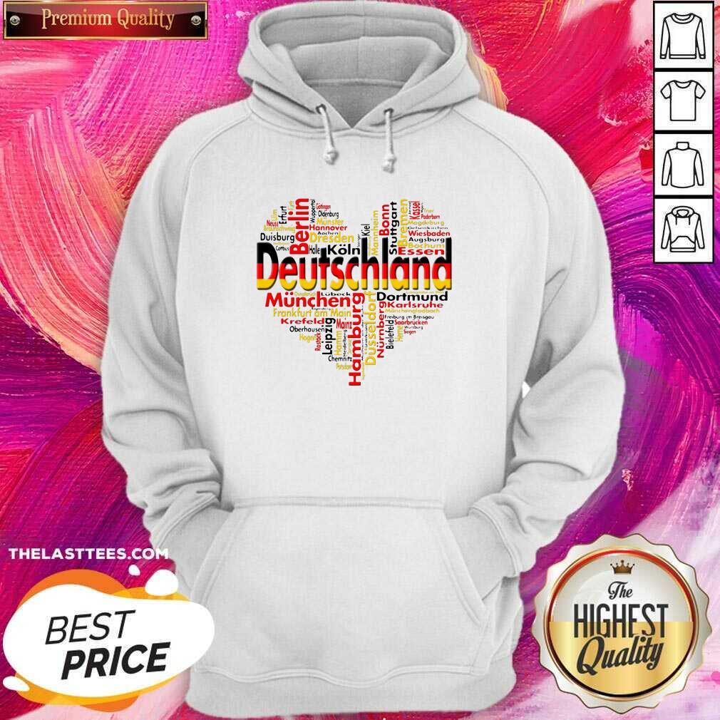Beautiful Germany Deutschland Heart Cutie Shirt