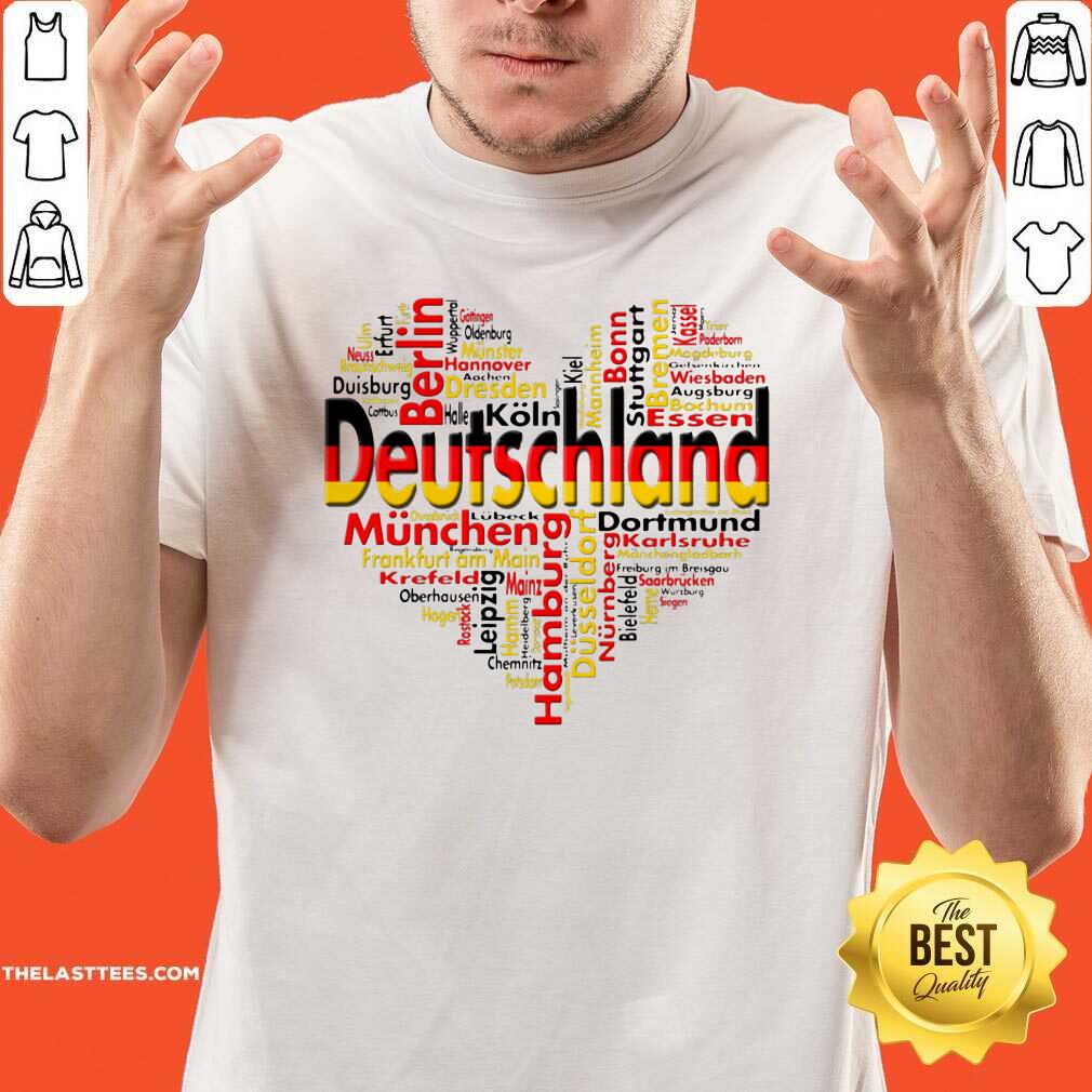 Beautiful Germany Deutschland Heart Cutie Shirt