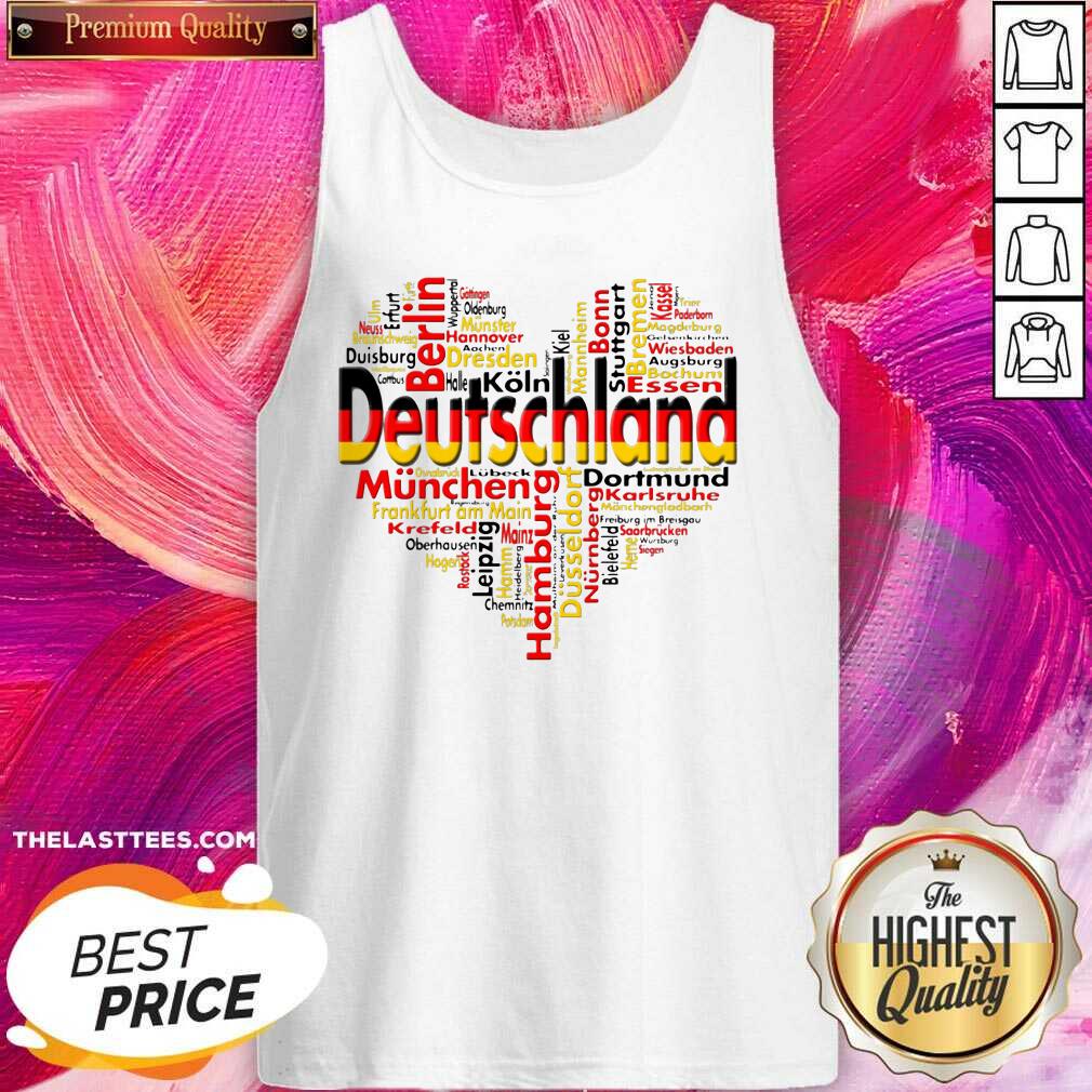 Beautiful Germany Deutschland Heart Cutie Shirt