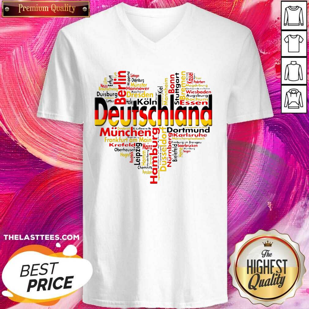 Beautiful Germany Deutschland Heart Cutie Shirt