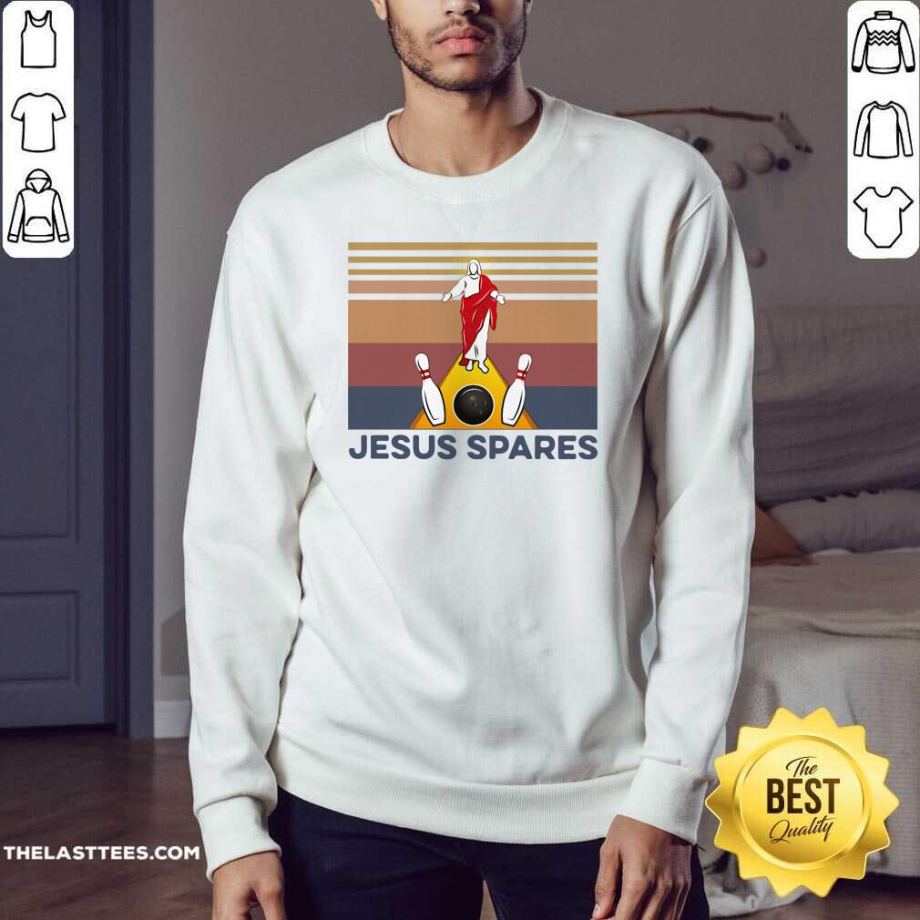 Beautiful Jesus Spares Bowling Vintage Retro Shirt