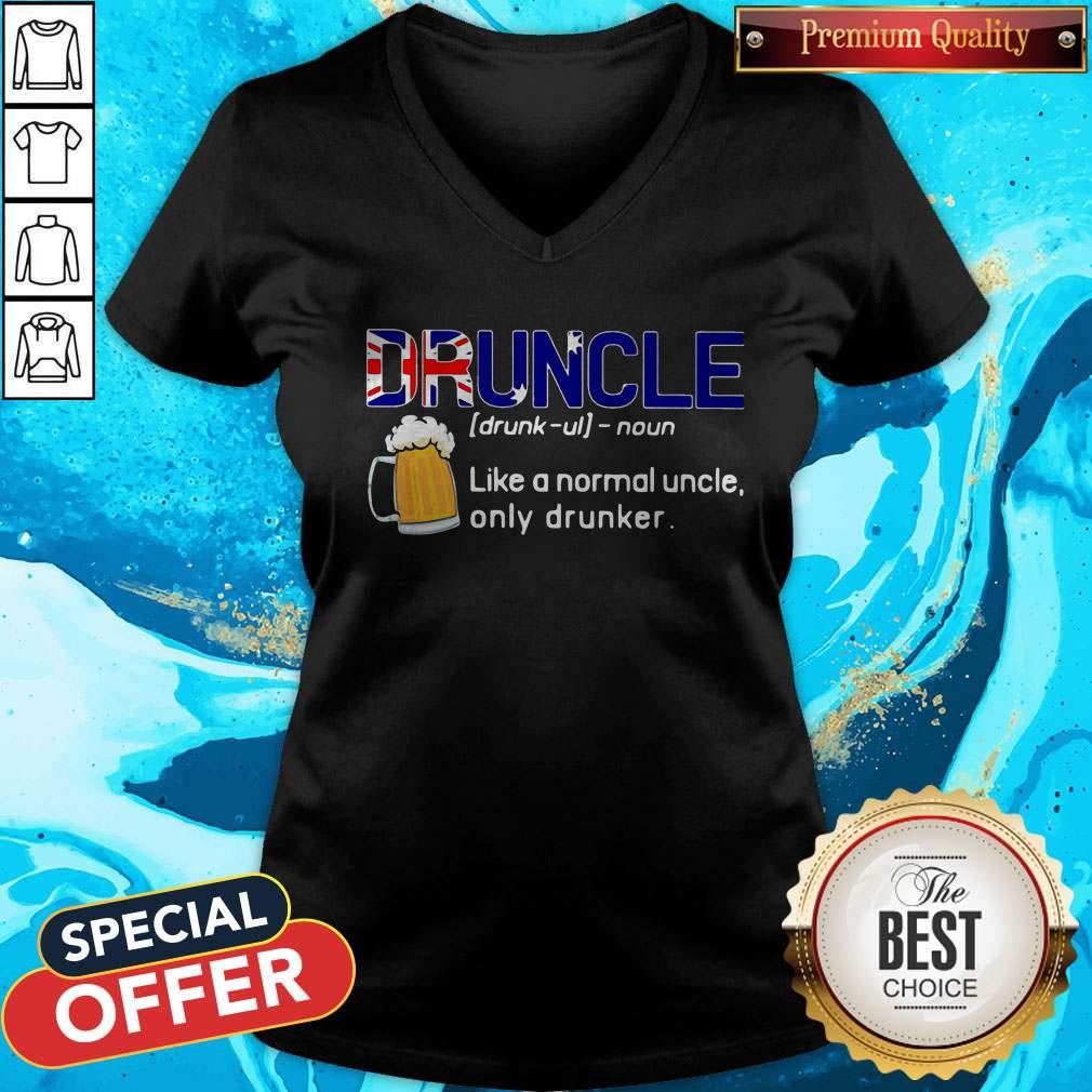 Beer Druncle Like A Normal Uncle Only Drunker Shirt