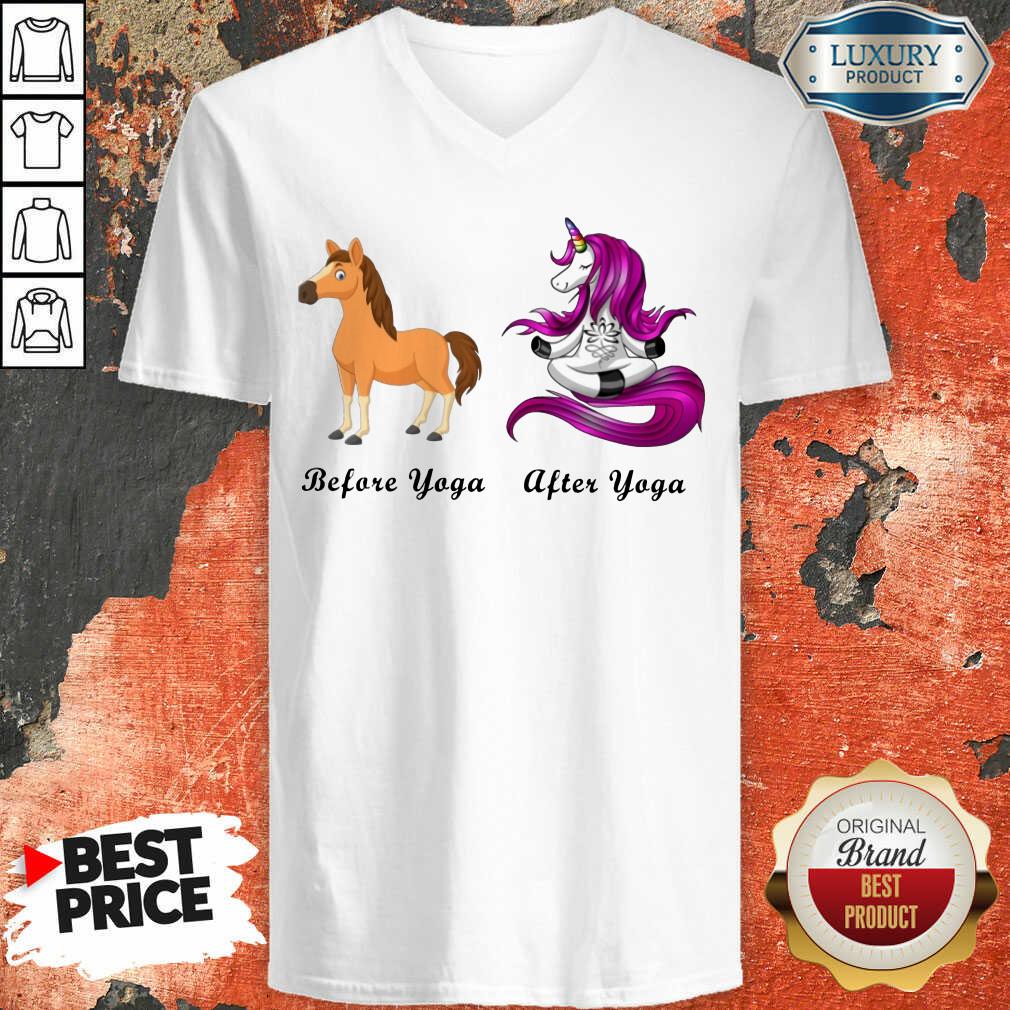 Before And After Yoga Shirt