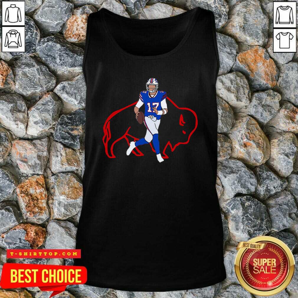 Buffalo Bills 17 Josh Allen Rugby Ball Shirt