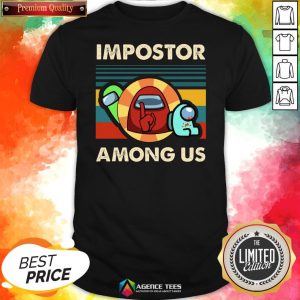 Top Vintage Impostor Among Us Funny Vintage Game Sus Shirt