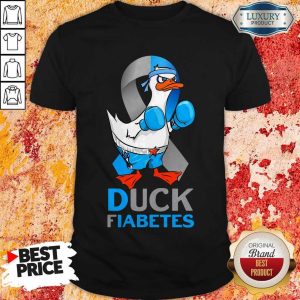 Funny Duck Fiabetes Shirt
