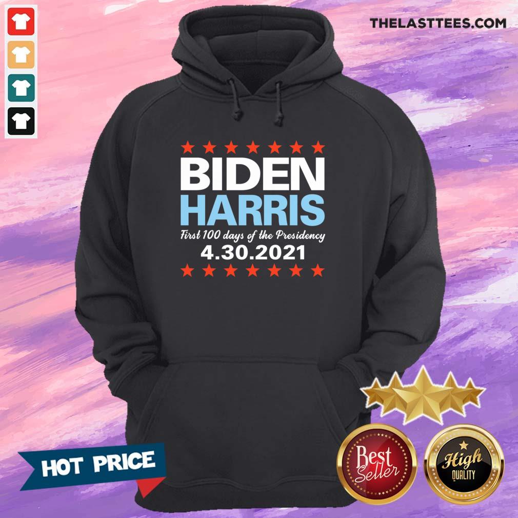 Cool Biden Harris First 100 Days Presidency 4-30-2021 T-Shirt