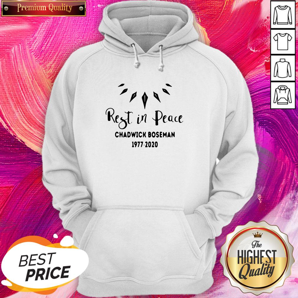 Cool Black Panther Rest In Peace Rip Chadwick 1977 2020 Shirt