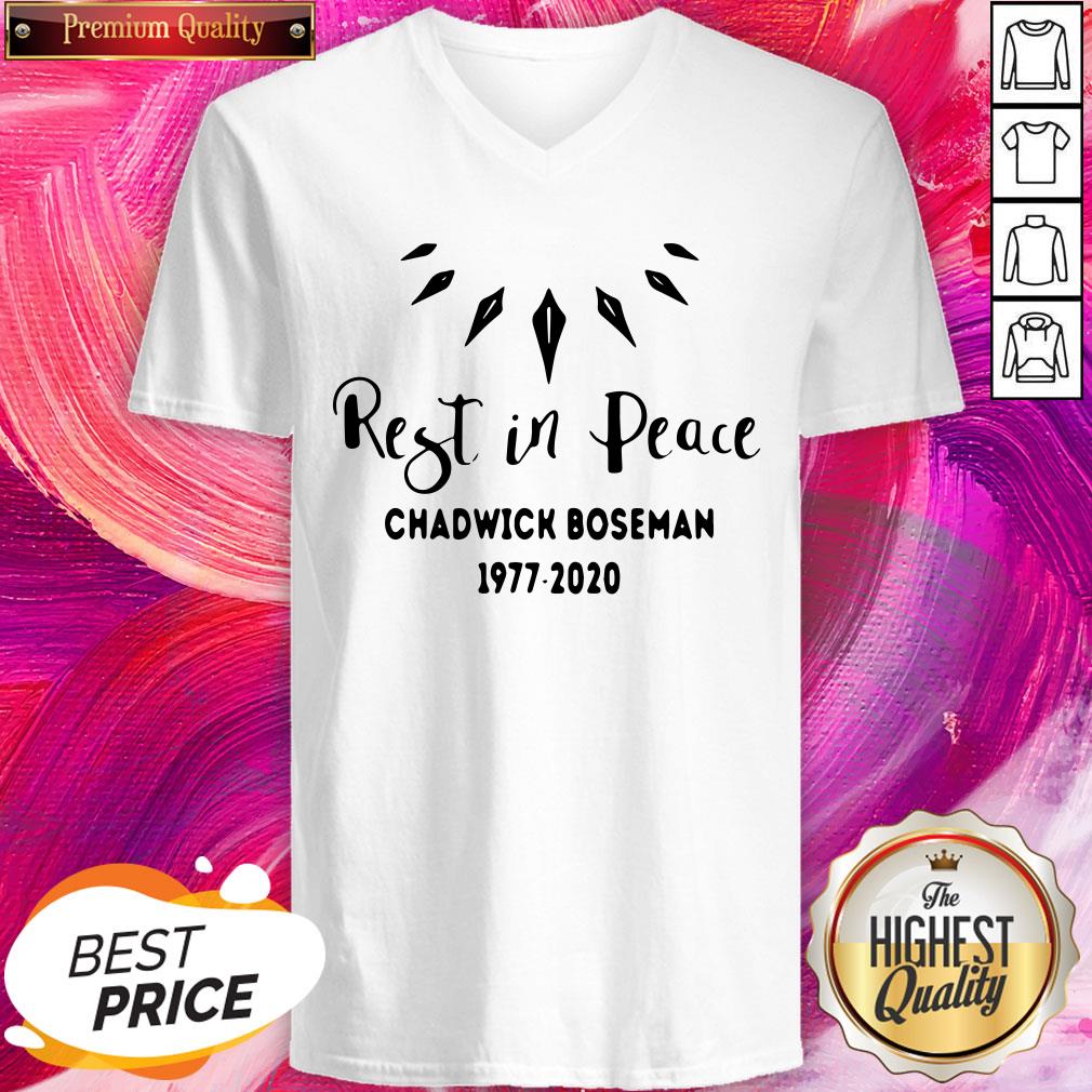 Cool Black Panther Rest In Peace Rip Chadwick 1977 2020 Shirt
