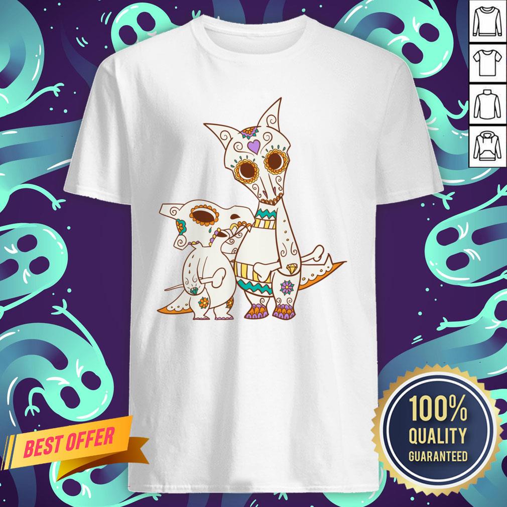 Cubone And Mama Pokemon Sugar Skulls Dia De Muertos Day Dead Shirt