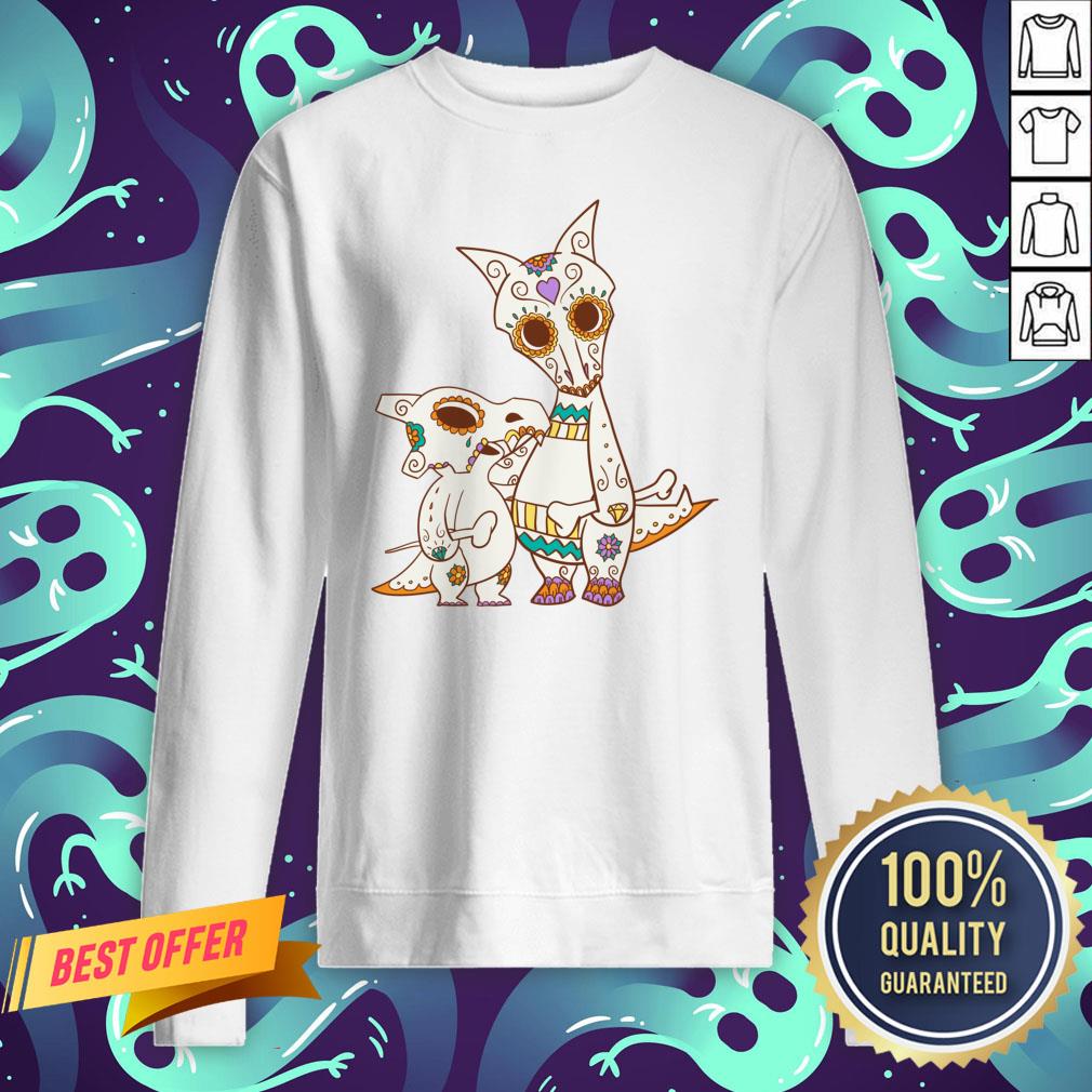 Cubone And Mama Pokemon Sugar Skulls Dia De Muertos Day Dead Shirt