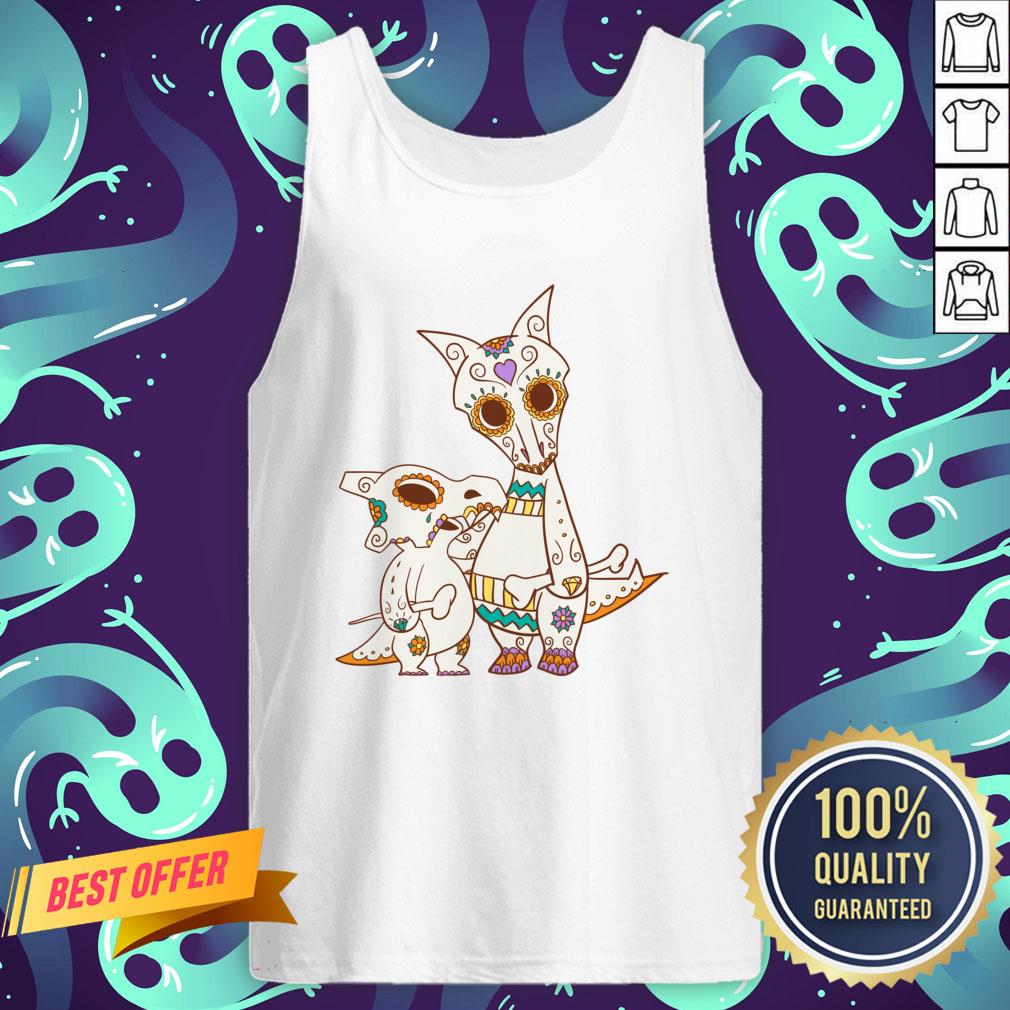 Cubone And Mama Pokemon Sugar Skulls Dia De Muertos Day Dead Shirt