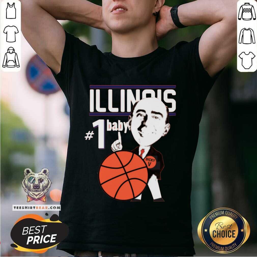 Cute Illinois Fighting Illini Basketball 1 Baby Dicky Shirt