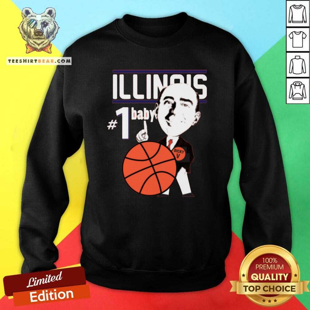 Cute Illinois Fighting Illini Basketball 1 Baby Dicky Shirt