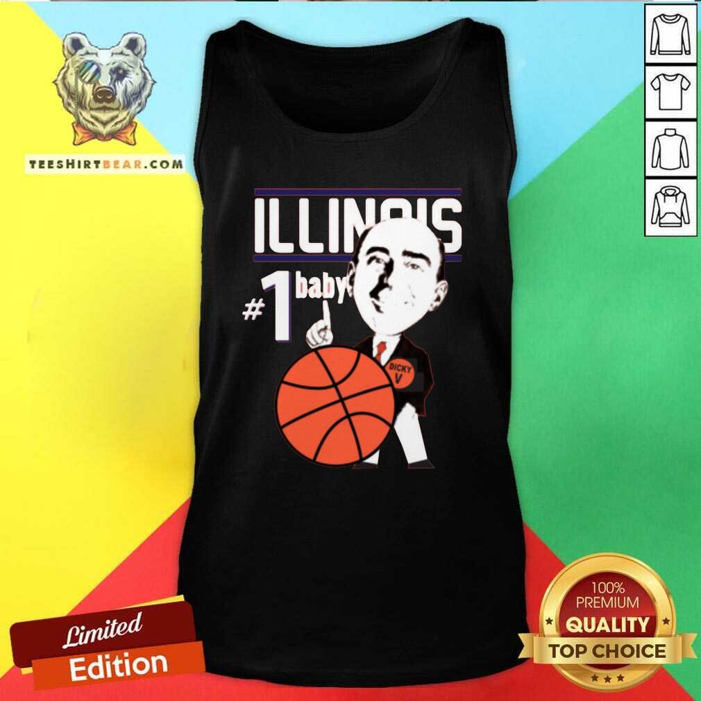 Cute Illinois Fighting Illini Basketball 1 Baby Dicky Shirt