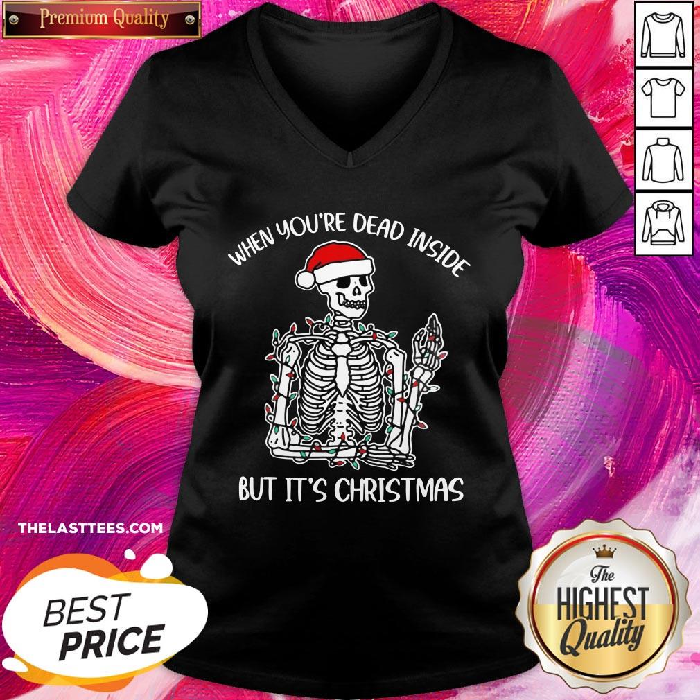 Cute When You're Dead Inside But It's Christmas Shirt