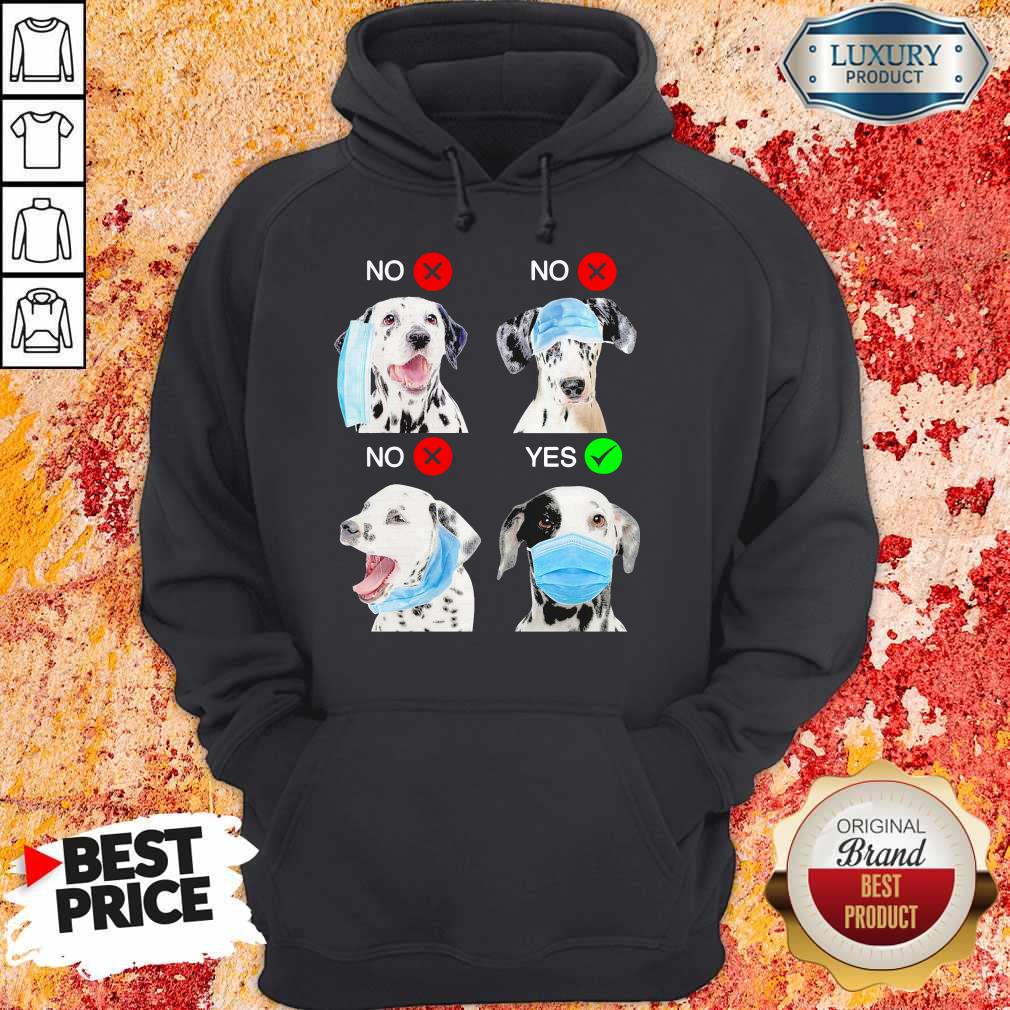 Dalmatian Dogs Right Way To Wear Mask Shirt