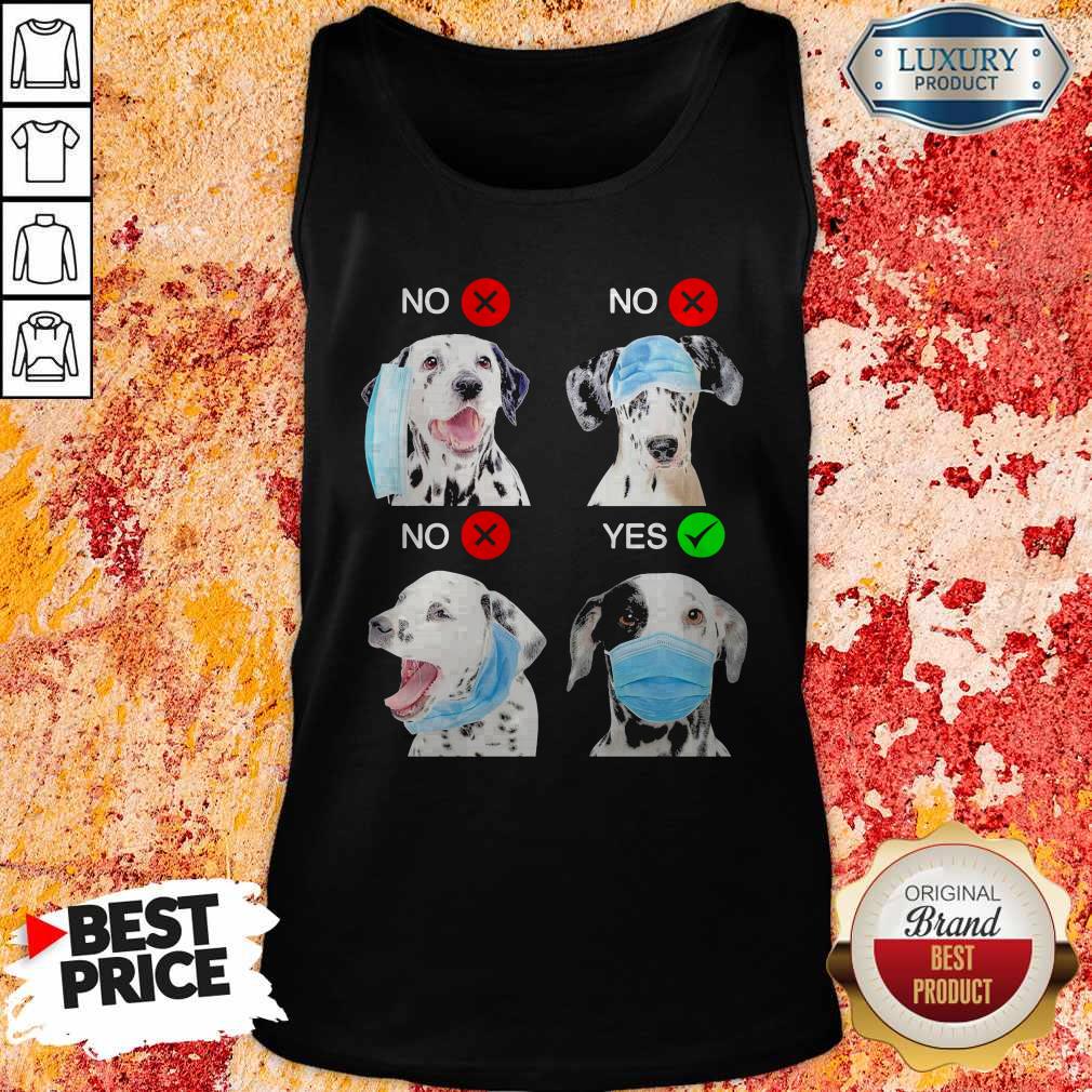 Dalmatian Dogs Right Way To Wear Mask Shirt